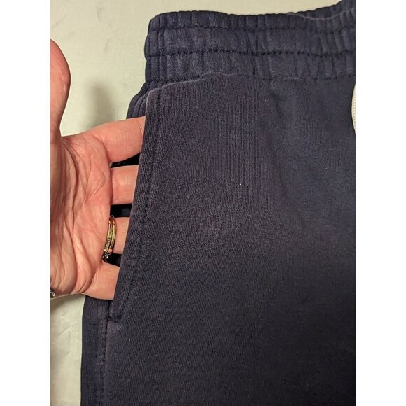 tommy hilfiger Boys Navy Blue Sweat Pant Shorts Lounge W/ Pockets Large 16/18 - Picture 3 of 11